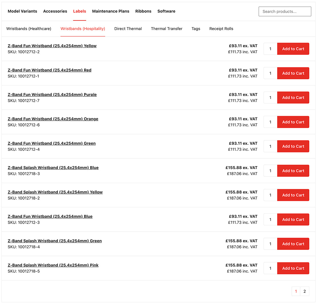 Enhanced product listing grid for Bigcommerce