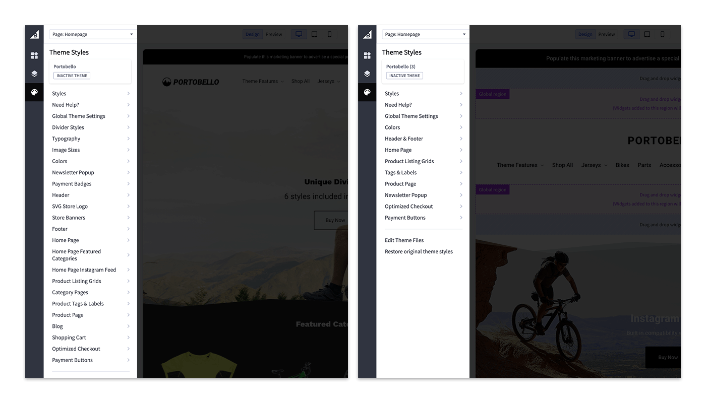 Simplified style editor