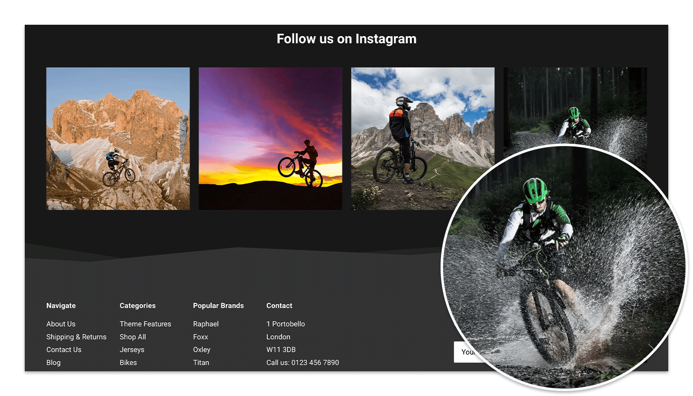Instagram feed module